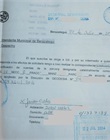 Fojas selladas y comprobante de pago